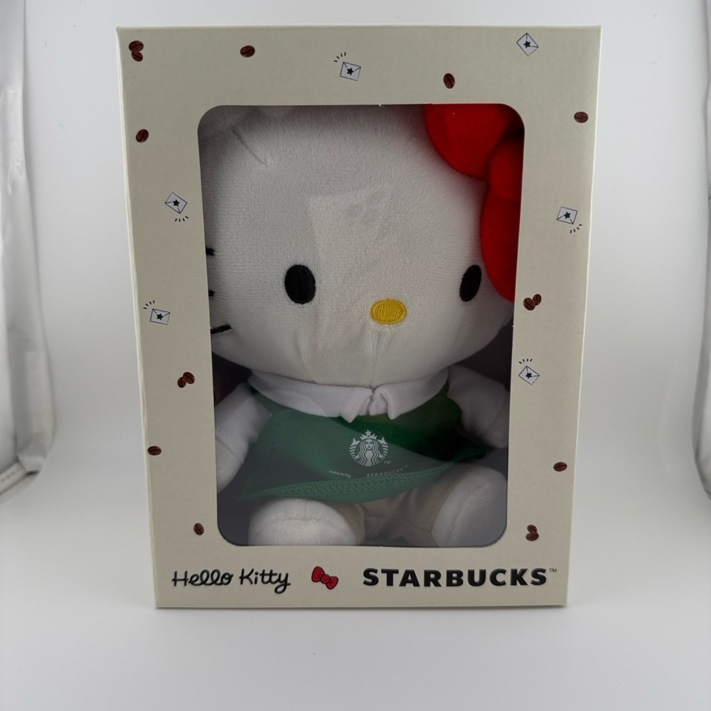 Starbucks x Hello Kitty Limited Edition Barista Boxed Plush doll - Picture 3 of 6